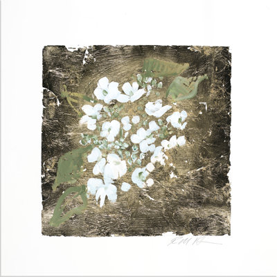 Or et hortensia par Robert Robinson - peinture sur toile tendue