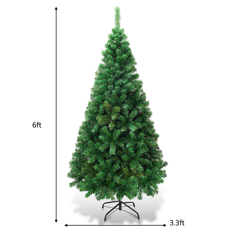 Arbre de Noël artificiel en PVC pour arbre de Noël 8 ', 6'