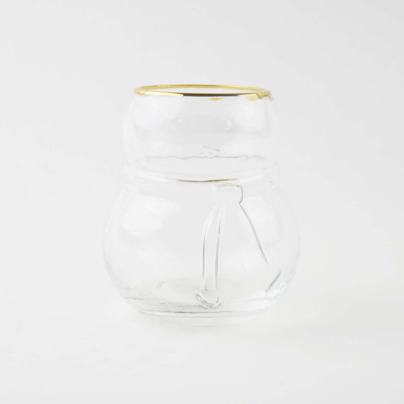 Bonhomme de neige en verre