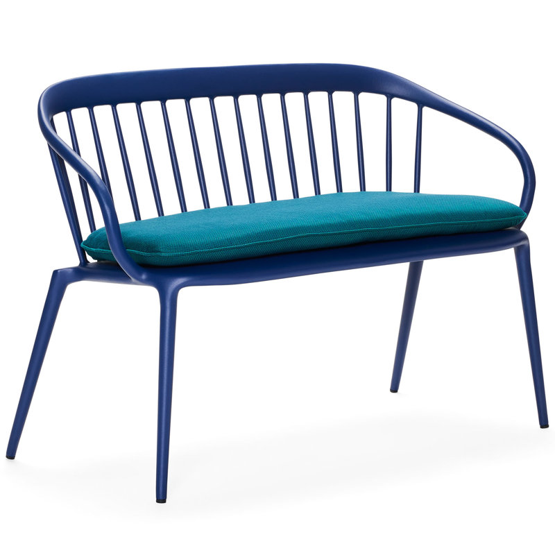 Windsor Outdoor Bench, Matte White