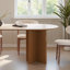 Table de salle à manger 71 po Mid-Century