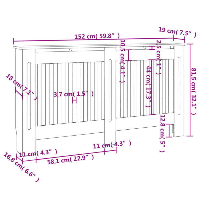 Ernest Large Radiator Cover