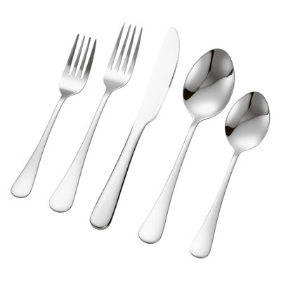 30-Piece Silverware Set Stainless Steel Cutlery Flatware Utensil Kitchen for 6