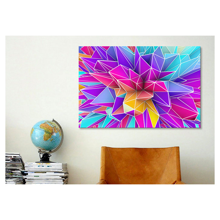 « kaos pop », impression sur toile, H 8 po x l 12 po x P 0,75 po