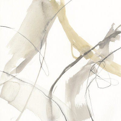 " Neutral Momentum IV " by Jennifer Goldberger Painting Print