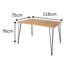 Augusta Rectangular industrial design Dining Table-70093012