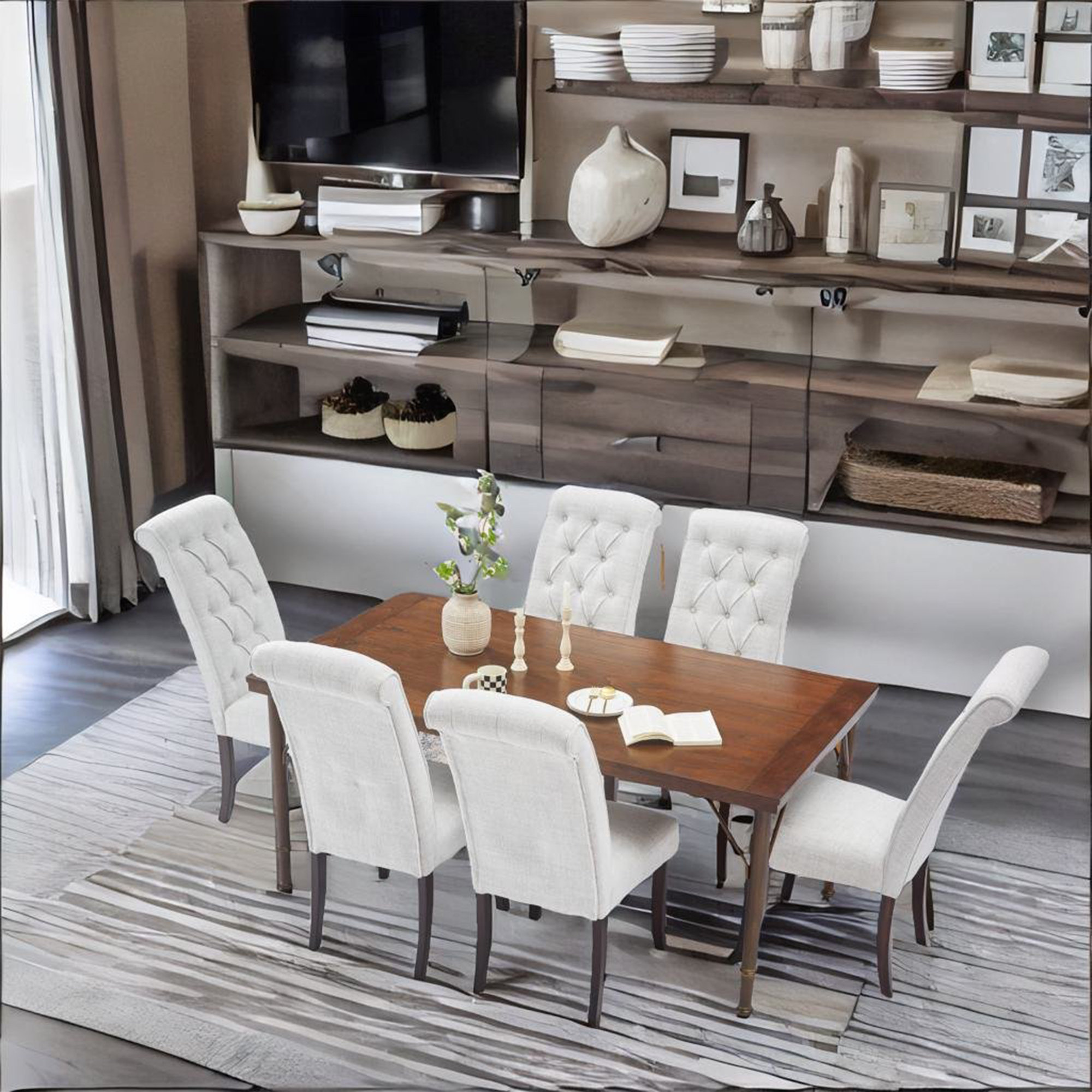 Red Barrel Studio 7 Piece Dining Table Set - Wayfair Canada