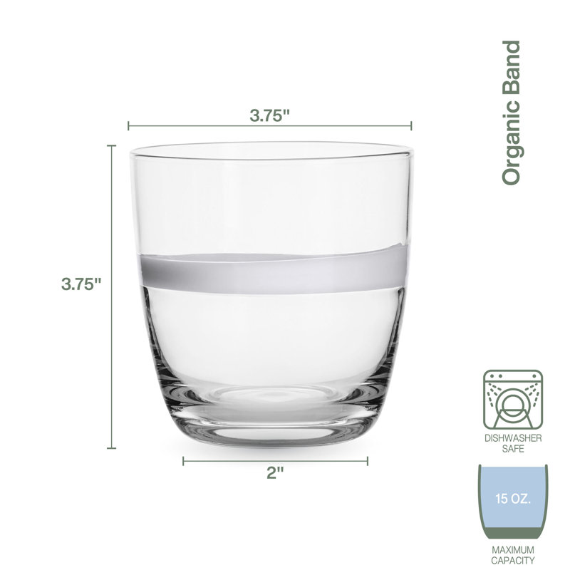 Organique 15 oz. Double verres à whisky