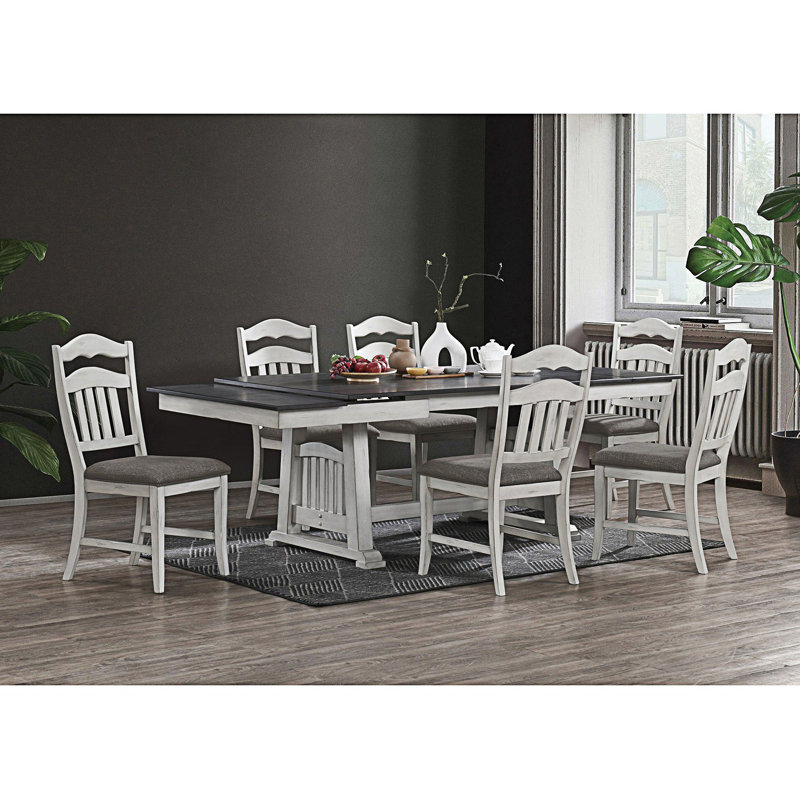 Table de salle à manger contemporaine 1Pc avec 2 feuilles