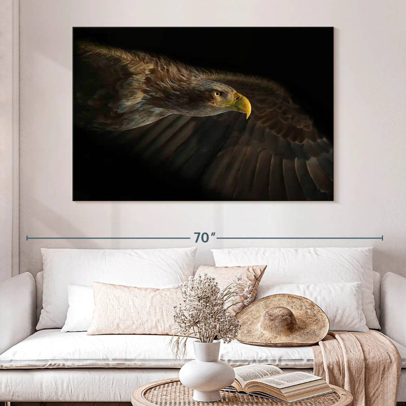 Eager Eagle, 8" H x 12" W