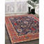 Tapis oriental rouge et bleu-723351460