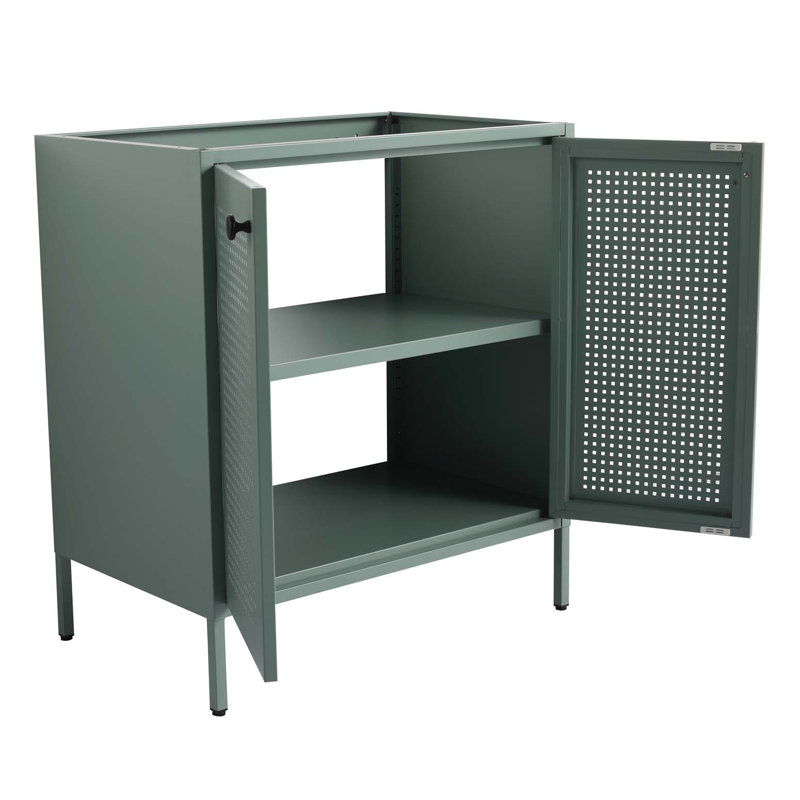 Meuble-lavabo autoportant de 30 po sans lavabo supérieur, Vert menthe