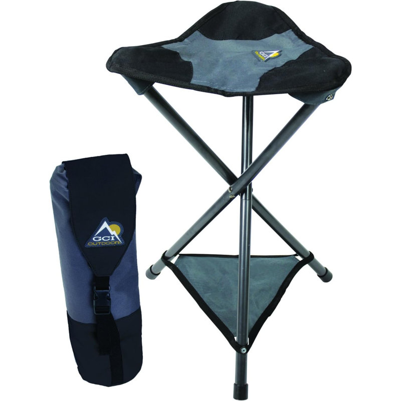 Tabouret pliant portatif d'extérieur