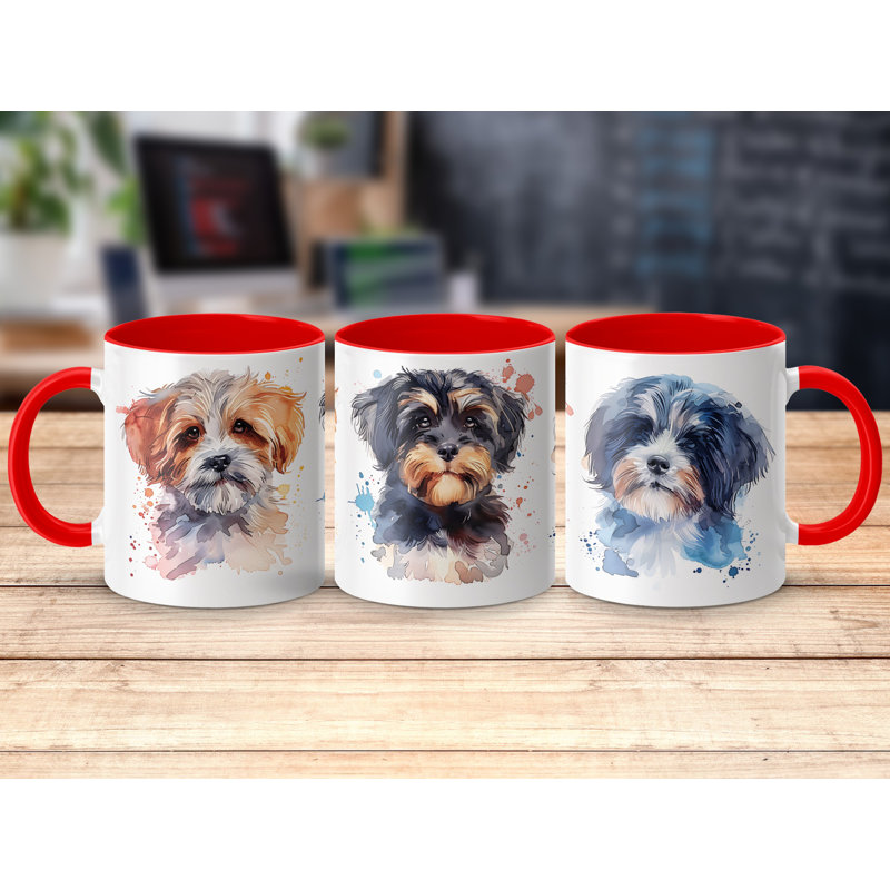 Ceramic Coffee Mug, 1, Red