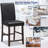 Chrystin Upholstered Counter Stool with Solid Wood Frame-193912053
