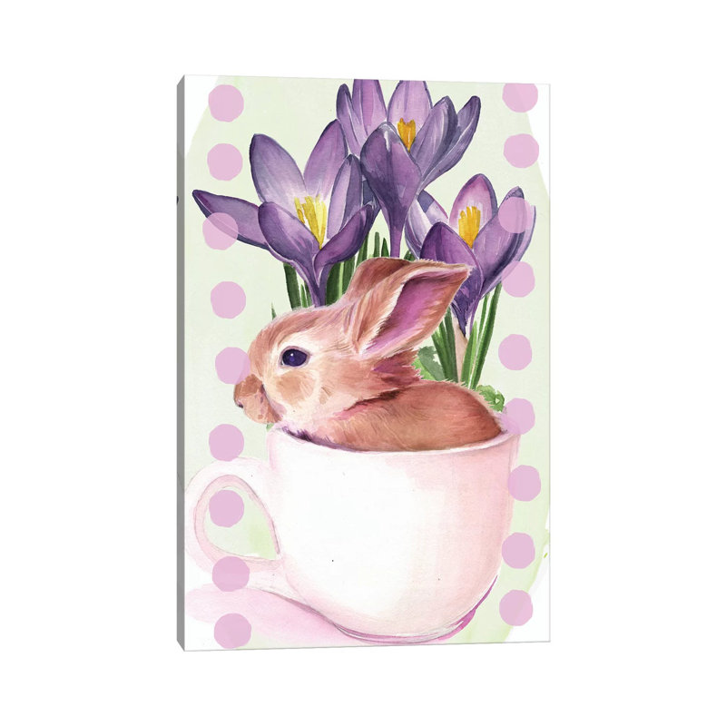 Bunny Crossing Collection B by Jennifer Paxton Parker - Wrapped Canvas Gallery-Wrapped Canvas Giclée, 30.48cm H x 20.32cm W