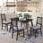 Brittnae Oak Solid Wood Dining Table-229582520