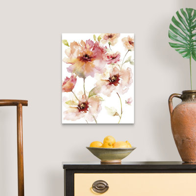 «Translucent Reds I», reproduction d'art sur toile