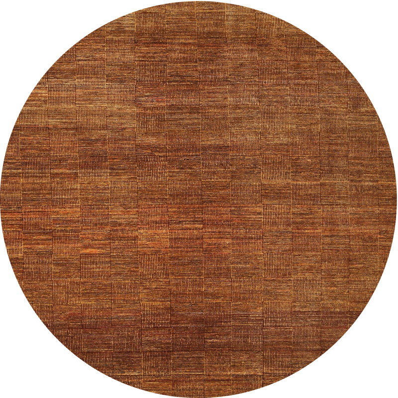 Tapis brun foncé, Rond 4 pi