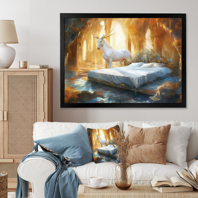 «Sleeping With The Unicorns I», reproduction sur toile
