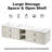 Nikitha 84'' Double Bathroom Vanity with Engineered Stone Top