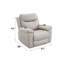 Fauteuil inclinable électrique en microfibre Chriki-2095165127