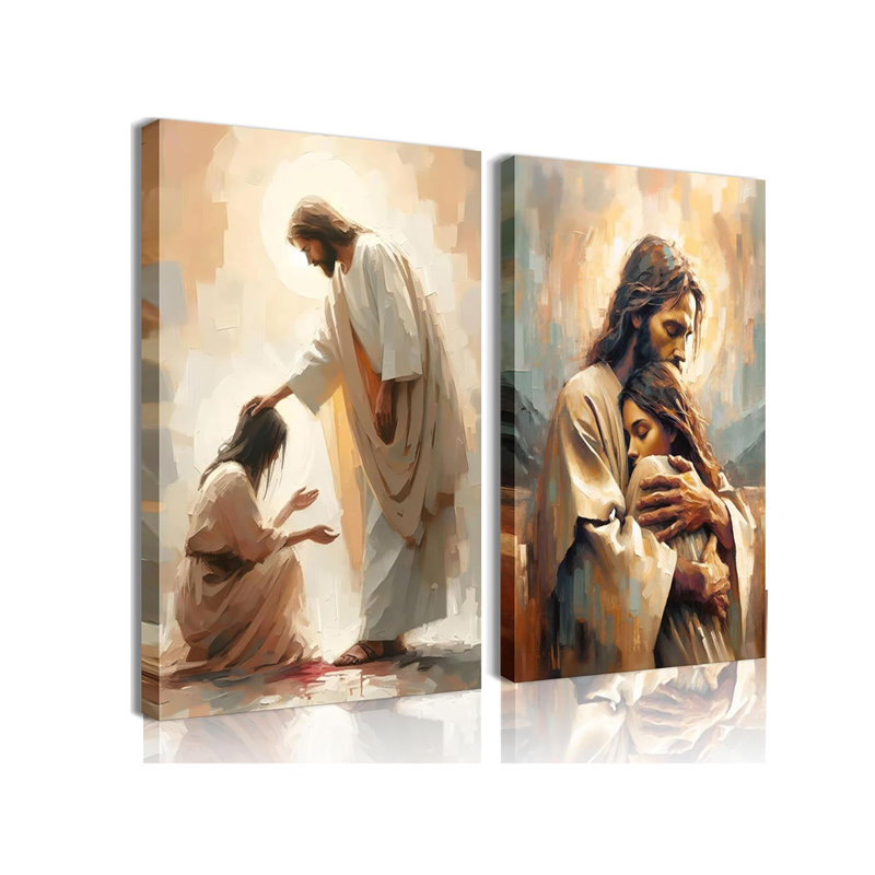 2 Piece Wrapped Canvas Wall Art