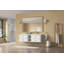 Miroir de salle de bain mural 84 po x 48 po avec cadre en aluminium et miroir mural rectangulaire