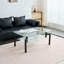 Table basse rectangulaire moderne en verre noir