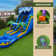 XJUMP Surf Beach 19' Tall Inflatable With Detachable Pool Water Slide  (with Blower)