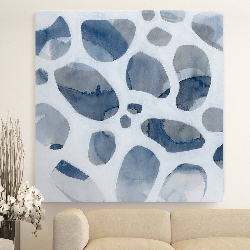 Lacuna I, peinture sur toile, H 32 po x l 32 po x P 1 po, Toile tendue