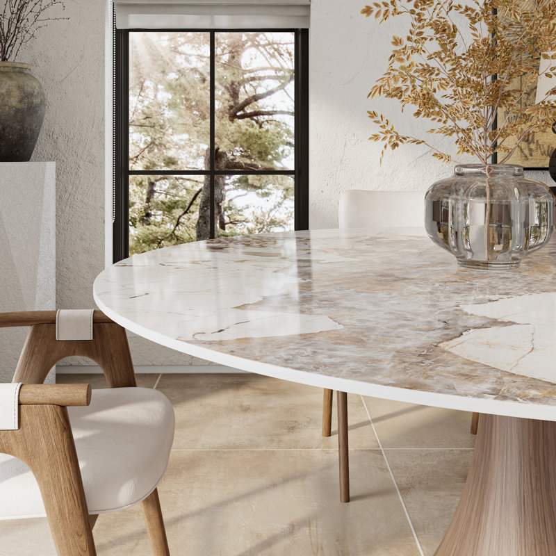 Table de salle à manger Danner, Pandora, H 29,52 po x L 59,05 po x l 59,05 po