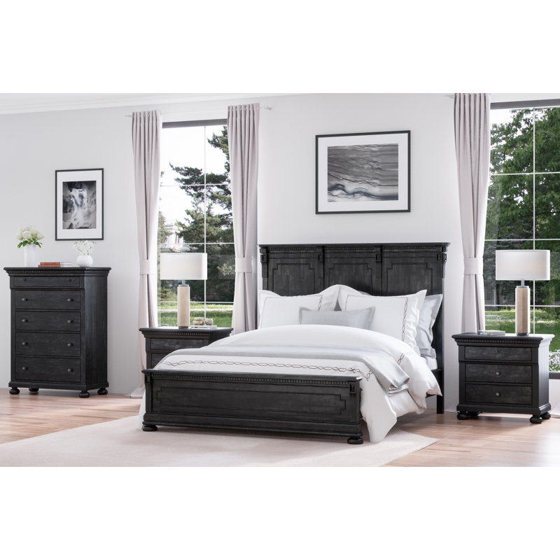 Ensemble de chambre à coucher 6 pièces Waylon, Très grand