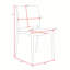 Chaise empilable intérieure / extérieure en plastique Niche Terrace-132269487