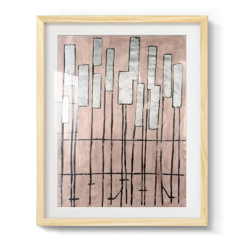 Clavichord II - impression encadrée, Naturel, H 25,5 po x l 17,5 po