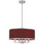 Lustre classique à 4 lumières avec abat-jour
