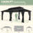 20 Ft. W x 12 Ft. D Aluminum Patio Gazebo