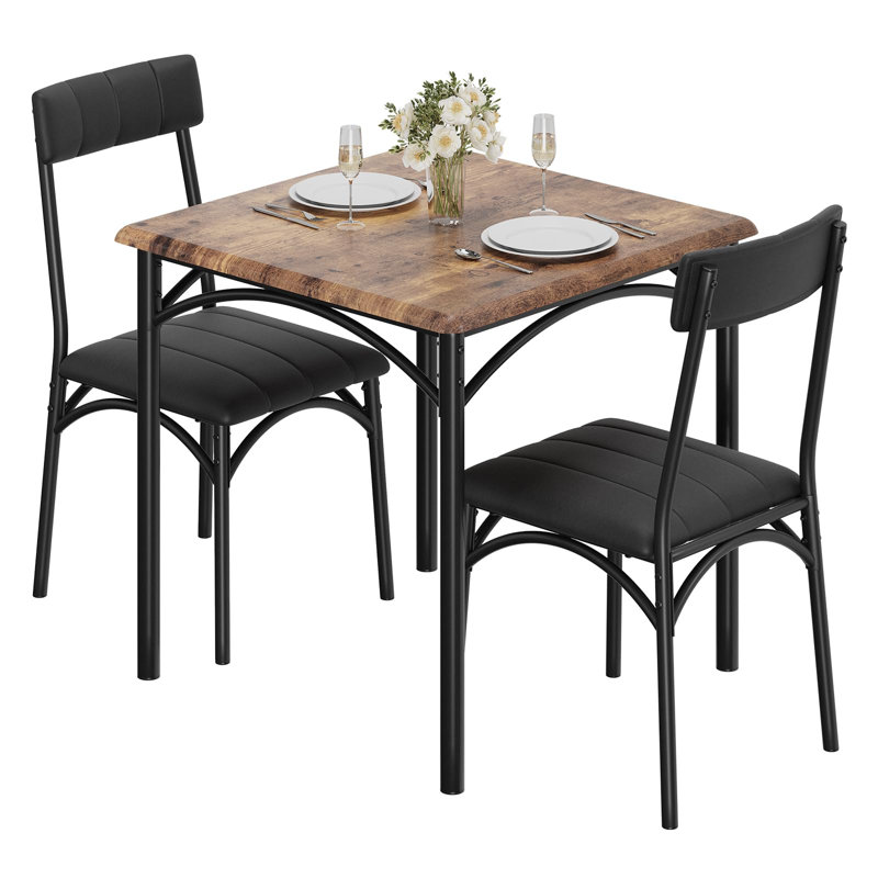 Dining Set, Brown, Brown, Brown