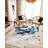 Modern Boho 5X7 Area Rug Transitional Carpet Shiny Vibrant High Low Pile Rug For Living Room-1957589577