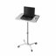 Support d'ordinateur portable blanc pour ordinateur portable avec plateau réglable en hauteur et inclinable blanc