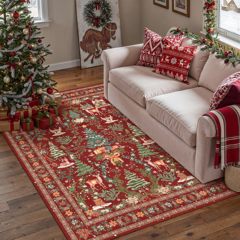 Tapis rouge Yuletide, Rectangle 3 pi x 5 pi