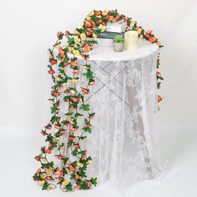 9 Pack Artificial Flower Garland
