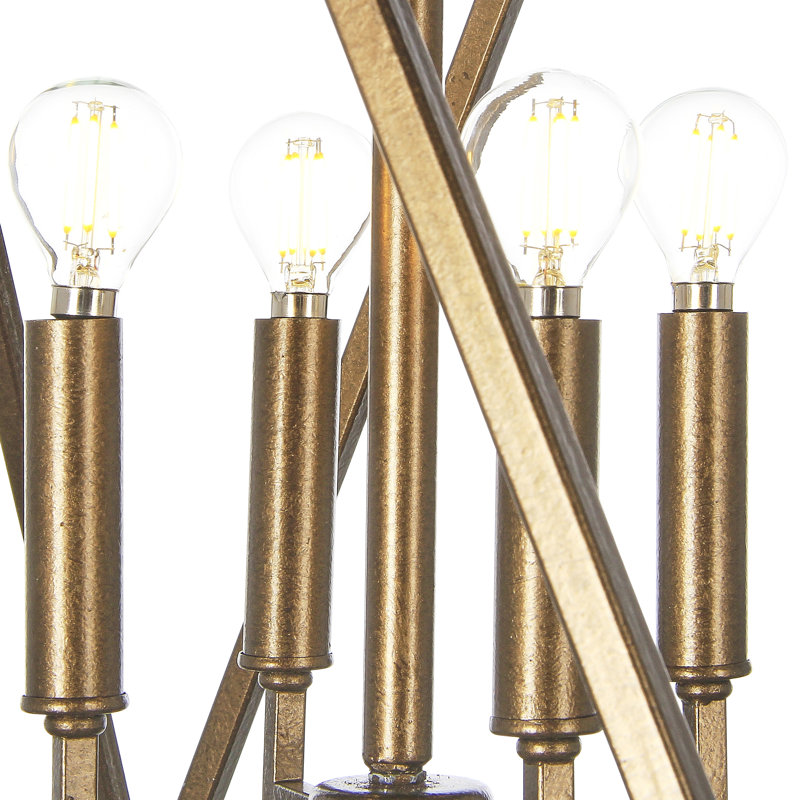 Ansley 4 - Light Lantern Geometric Pendant