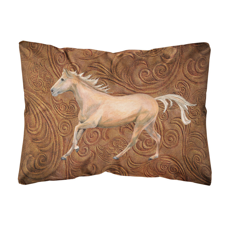 Horse Indoor/Outdoor Throw Pillow