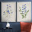 «Blue Botanical I», ensemble de 2 reproductions d'art-2026522022-2026522021-2026522008