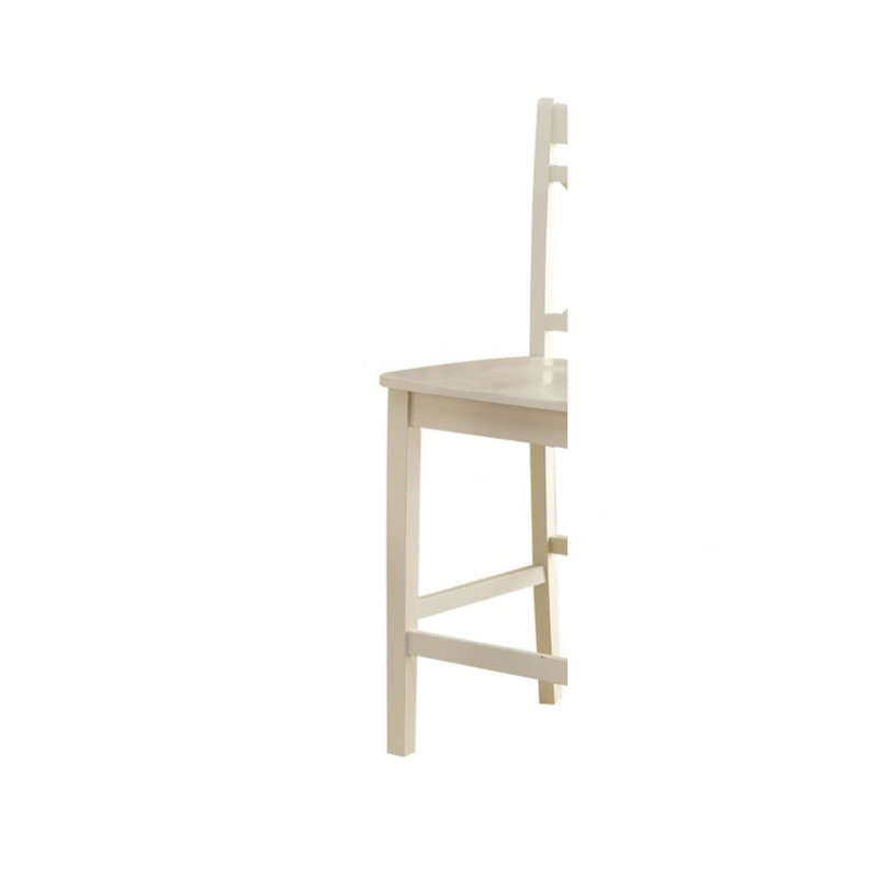 Chaise à hauteur de comptoir à finition crème Tartys (ensemble de 2)