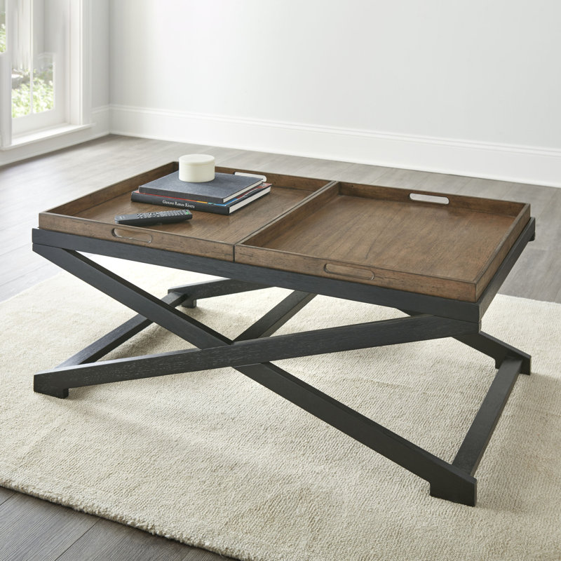 Table basse avec rangement Topeka Abstract 1