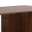 Armoire à vin cannelée avec support à vin à 8 grilles, 5 tablettes réglables et portes à tambour coulissantes-1972889443