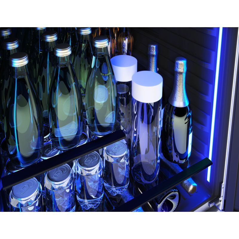 Zephyr Presrv 24" 7-Bottle and 108-Can Single Zone Panel-Ready Beverage Cooler