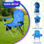 Ensemble de 2 chaises de camping avec mini glacière intégrée, poche de rangement, porte-gobelet, sac de transport parfait pour le camping, la pêche, la plage et la pelouse-1596718283